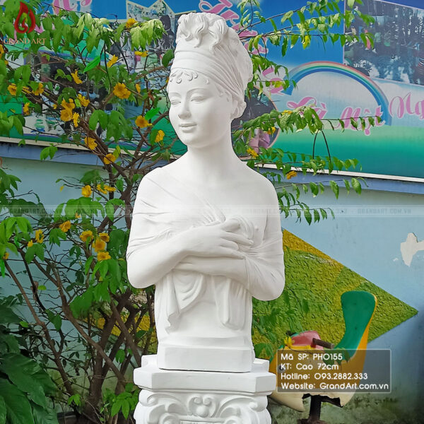 tượng bán thân - đầu tượng thạch cao Juliette Récamier
