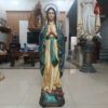 Tượng Đức Mẹ Lộ Đức bằng composite vẽ màu giả cổ cao 1m2