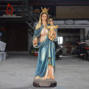 Tượng Đức Mẹ Bế Chúa Bằng Composite Cao 1m2
