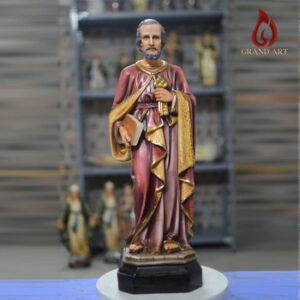 Tượng Thánh Phê-rô bằng composite cao 50cm vẽ màu phong cách cổ điển cực đẹp