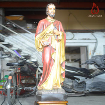 tuong-thanh-phero-bang-composite-cao-1m2-son-thuong Tượng Thánh Phê Rô bằng composite cao 1m2